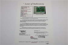 Hogan/Seve/Nicklaus/Player/Norman/Olazabal/Faldo Signed 1991 Famous $1 Golfer Stamps JSA #B58592