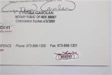 Hogan/Seve/Nicklaus/Player/Norman/Olazabal/Faldo Signed 1991 Famous $1 Golfer Stamps JSA #B58592