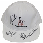 Tiger Woods, Couples, Daly & Tom Watson Signed Rancho La Quinta Hat JSA ALOA