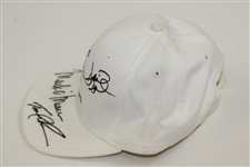 Tiger Woods, Tom Lehman, David Duval, & Mark O'Meara Signed Rancho La Quinta Hat JSA ALOA