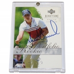 Annika Sorenstam Signed UDA Renditions Rookie Portfolio Golf Card JSA ALOA