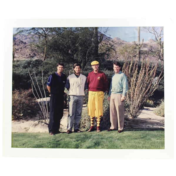 Payne Stewart, Tom Watson, Fred Couples & Paul Azinger Signed 1994 Skins Poster JSA #B58581