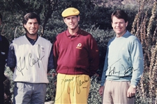 Payne Stewart, Tom Watson, Fred Couples & Paul Azinger Signed 1994 Skins Poster JSA #B58581
