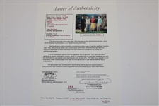 Payne Stewart, Tom Watson, Fred Couples & Paul Azinger Signed 1994 Skins Poster JSA #B58581
