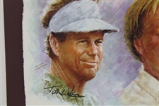 Palmer, Nicklaus, Player, & Watson Signed 2000 Ltd Ed 1/20 Senior Skins Giclée JSA #B47367