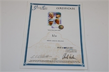 Palmer, Nicklaus, Player, & Watson Signed 2000 Ltd Ed 1/20 Senior Skins Giclée JSA #B47367