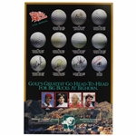 Arnold Palmer, Payne Stewart, Fred Couples & Azinger Signed 1993 Skins Poster JSA #B47369