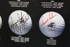 Arnold Palmer, Payne Stewart, Fred Couples & Azinger Signed 1993 Skins Poster JSA #B47369