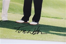 Tiger Woods, Fred Couples, John Daly & Tom Watson Signed Ltd Ed Oversize Photo 8/15 JSA #B58565
