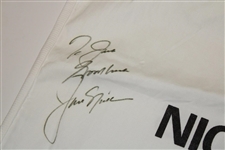 Jack Nicklaus Signed Chrysler Senior Skins Match Used Caddy Bib JSA ALOA