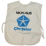 Jack Nicklaus Signed Chrysler Senior Skins Match Used Caddy Bib JSA ALOA