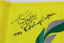 Tony Jacklin Signed Muirfield Course Flag with '1987 Ryder Cup Captain' JSA ALOA
