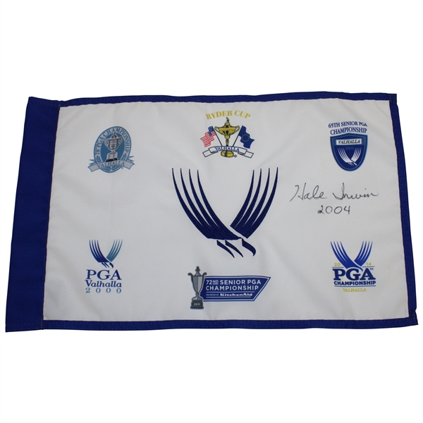 Hale Irwin Signed Major Championships at Valhalla Flag with 2004 JSA ALOA