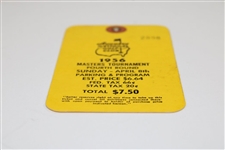1956 Masters Tournament Fourth Rd Sunday Ticket #2898 - Jack Burke Winner
