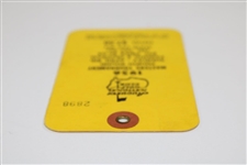 1956 Masters Tournament Fourth Rd Sunday Ticket #2898 - Jack Burke Winner