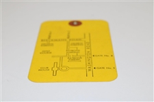 1956 Masters Tournament Fourth Rd Sunday Ticket #2898 - Jack Burke Winner