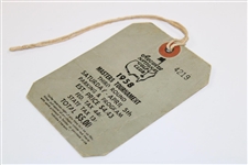 1958 Masters Tournament Third Rd Saturday Ticket #4219 - Palmer's First Masters win