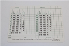 Sam Snead, Gene Sarazen, & Byron Nelson Signed Augusta National GC Scorecard with Photo JSA ALOA