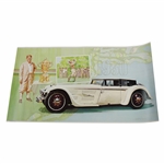 Bobby Jones with 1930 Bucciali Car & Trophy Poster/Art Print 