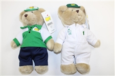 Ten (10) Masters Commemorative Bears with One 2004 Whistling Straits Bear