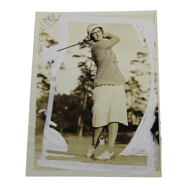 Maureen Orcutt During Play At Augusta Wire Photo