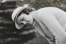 Maureen Orcutt Putting 2Nd Best Score Of The Day With 80 May 1939 Original Photo