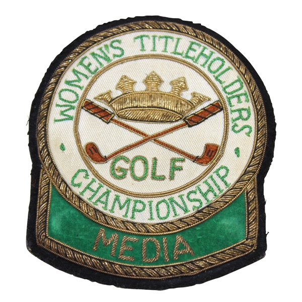 1966 Titleholders Golf Championship at Augusta Country Club Media Badge