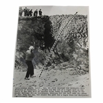 Jack Nicklaus Earns Battle Ribbon After Hitting Beach Wire Photo