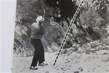 Jack Nicklaus Earns Battle Ribbon After Hitting Beach Wire Photo