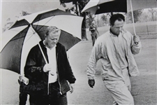 Jack Nicklaus & Tony Lema Walk Off The Course May 16Th 1966 Wire Photo