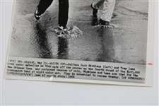 Jack Nicklaus & Tony Lema Walk Off The Course May 16Th 1966 Wire Photo