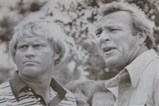 Jack Nicklaus & Arnold Palmer Pga Championship Wire Photo 8/7/1974