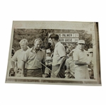 Jack Nicklaus & Arnold Palmer Dejected On 17Th Tee Wire Photo 7/26/1970