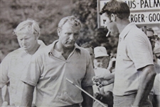 Jack Nicklaus & Arnold Palmer Dejected On 17Th Tee Wire Photo 7/26/1970