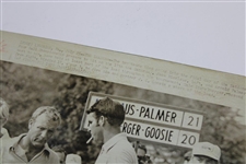 Jack Nicklaus & Arnold Palmer Dejected On 17Th Tee Wire Photo 7/26/1970