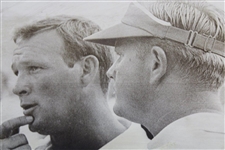 Jack Nicklaus & Arnold Palmer Aurora Country Club 6/22/1967 Wire Photo