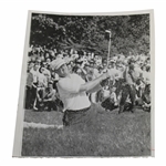 Jack Nicklaus Blasts From Sand Trap Wire Photo 7/20/1962