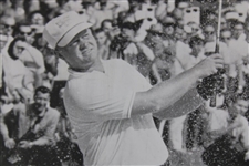 Jack Nicklaus Blasts From Sand Trap Wire Photo 7/20/1962