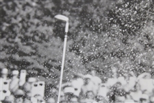 Jack Nicklaus Blasts From Sand Trap Wire Photo 7/20/1962