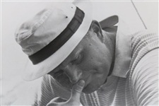 Jack Nicklaus Studies His Figures Closely Wire Photo 8/2/1965