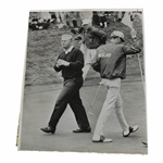 Jack Nicklaus Strides Off 18Th Green Us. Open Wire Photo 6/18/1966