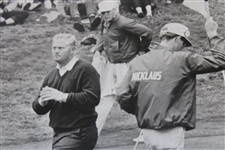 Jack Nicklaus Strides Off 18Th Green Us. Open Wire Photo 6/18/1966