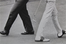 Jack Nicklaus Strides Off 18Th Green Us. Open Wire Photo 6/18/1966