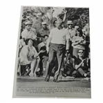 Jack Nicklaus Reacts To 30 Foot Putt Wire Photo 7/31/1966