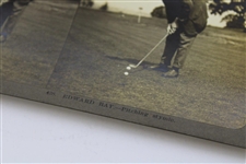 Ted 'Edward' Ray Original Bay State Publishing Co. 'Pitching Stymie' Stereograph Photo Card
