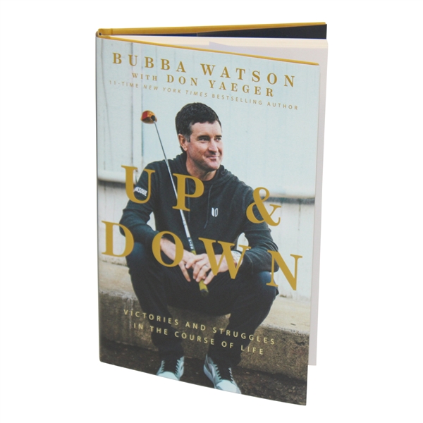 Bubba Watson Signed 2021 Up & Down Golf Book JSA ALOA
