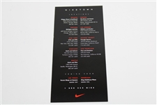 Tiger Woods 1996 Niketown Rookie Card/Ad Pierce - Great Condition