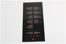 Tiger Woods 1996 Niketown Rookie Card/Ad Piece - Great Condition