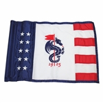 Monterey Peninsula Country Club Course Used Red, White, & Blue Flag 