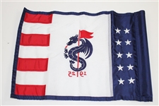 Monterey Peninsula Country Club Course Used Red, White, & Blue Flag 